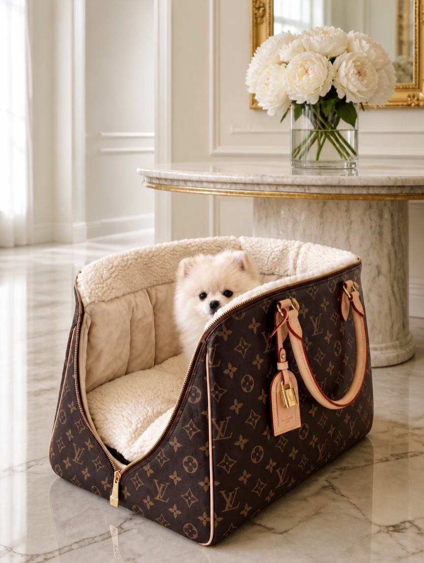 Designer Dog Bed for Small Dogs